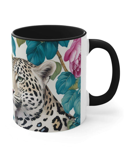 Chic Kireiina Two-Tone Ceramic Coffee Cup - Eye-Catching 11oz Mug