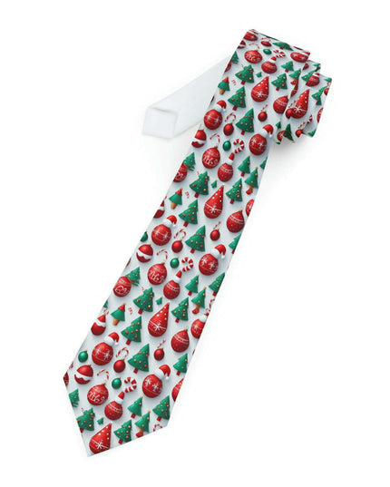 Festive Polyester Neck Tie for a Stylish Christmas Celebration