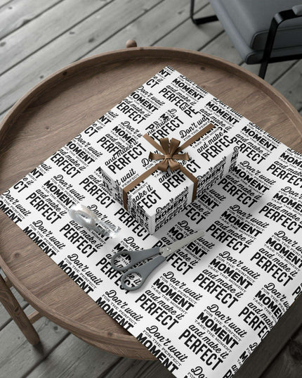 Elegant Customizable Gift Wrap with Inspirational Quotes: Redefine Your Gifting Experience