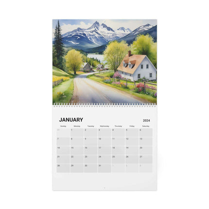 2024 Luxe Artistic Wall Calendar - Signature Collection