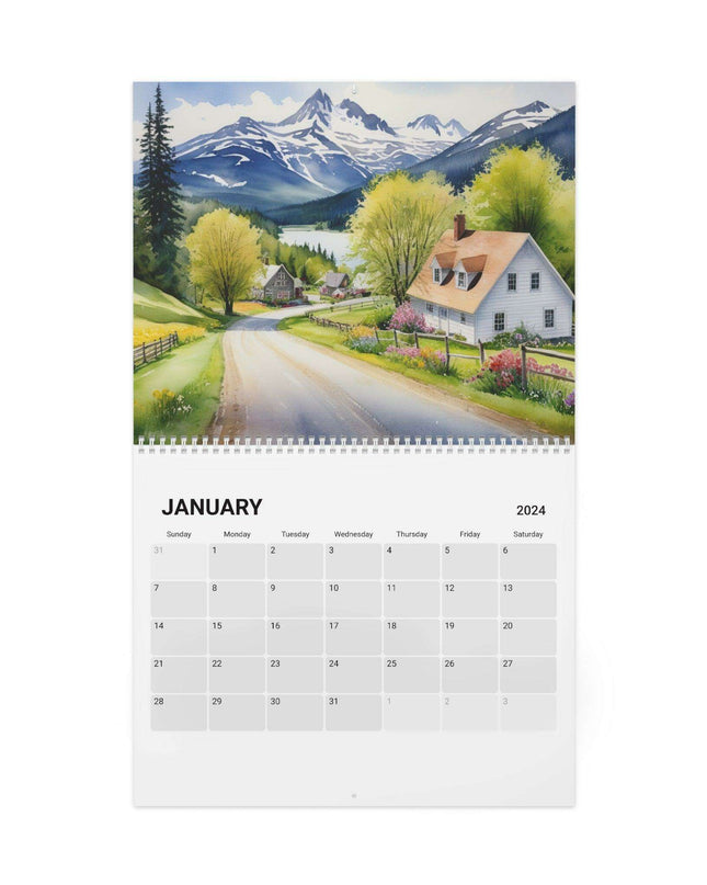 2024 Luxe Artistic Wall Calendar - Signature Collection