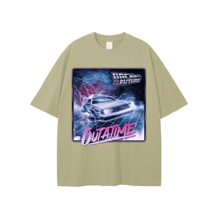 Streetwear Unisex Solid Color Loose Fit FOG T-Shirt