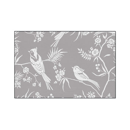 Chic Customizable Nordic Birds Floor Mat for Contemporary Home Styling
