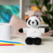 Customizable 8" Peekaboo Plush Animals for Valentine's Day with Personalizable Tees