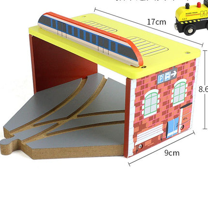 Wooden track accessories small train track toy