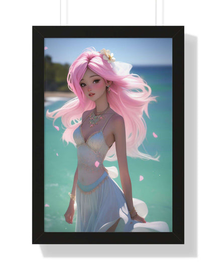 Eco-Conscious Mermaid Art Set with Sustainable Framing