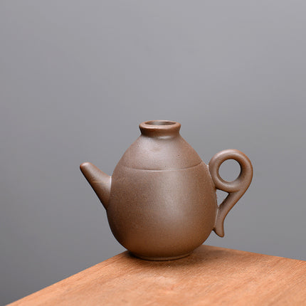 Stoneware Zisha Small Ceramic Vase Desktop Decoration