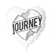 Luxury Matte Mylar Balloon Set - 11" Round and Heart-shaped