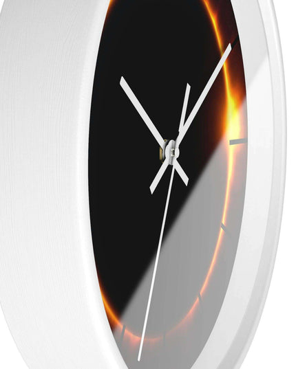 Elegant Wooden Framed Wall Clock for Upscale Home Interior