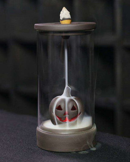 Mystical Pumpkin Backflow Incense Fountain for Halloween