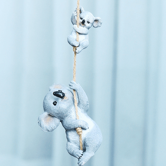 Enchanting Whimsical Animal Resin Hanging Decorations for Outdoor Villa Aesthetics