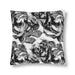 Retro Stain-Free and Waterproof Outdoor Floral Pillows with Concealed Zipper
