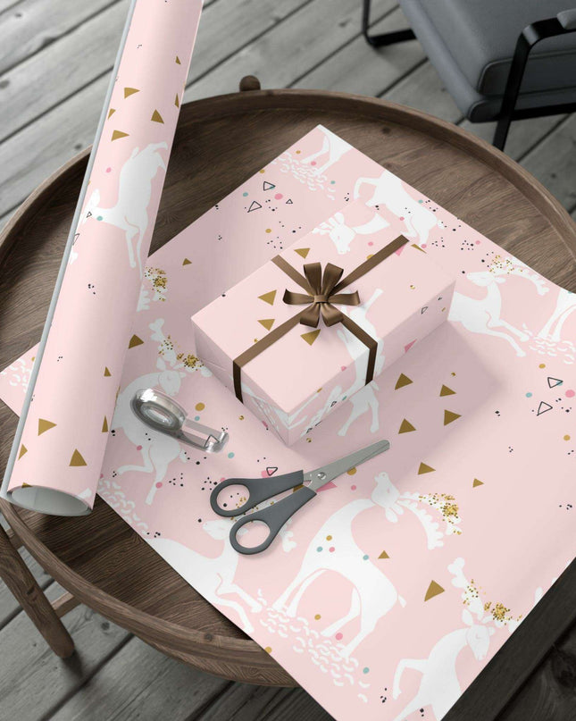 Chic Pink Artisan Gift Wrap Set - Handcrafted in the USA