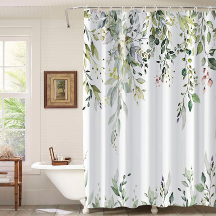 Peekaboo Studio Waterproof 3D Digital Printing Bathroom Curtain, Milde