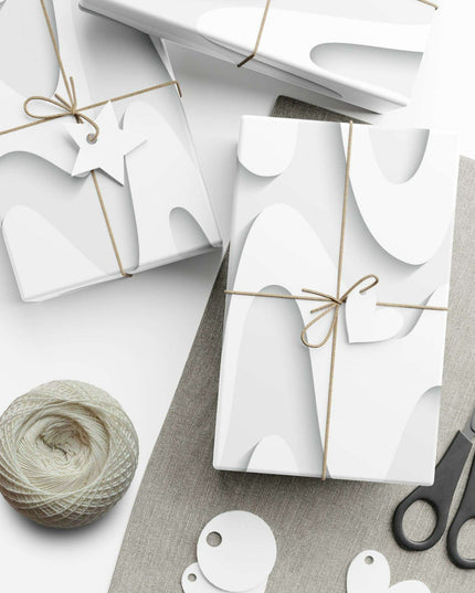 Personalized Sustainable 3D Christmas Gift Wrap - Custom Eco-Friendly Holiday Paper