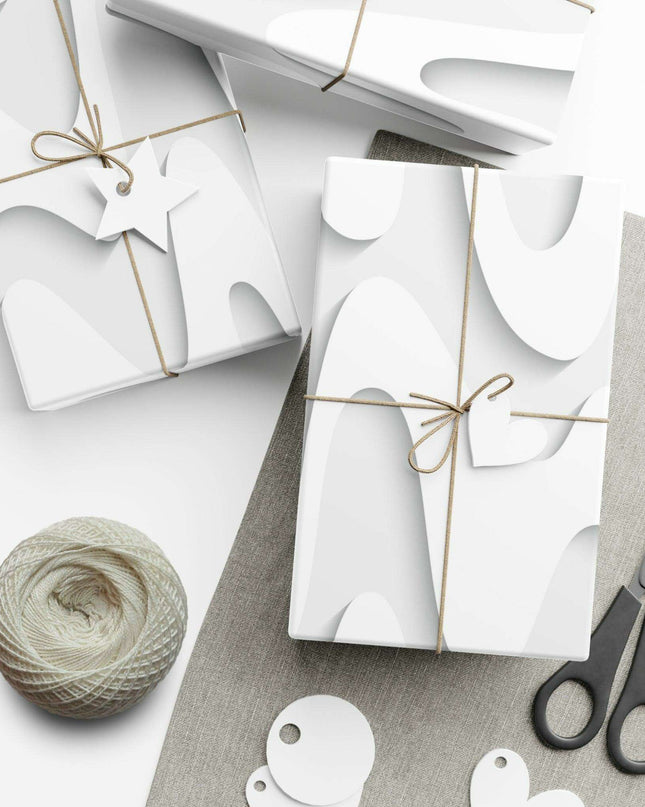 Personalized Sustainable 3D Christmas Gift Wrap - Custom Eco-Friendly Holiday Paper