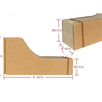 Cat Scratching Board Curved 50cm Diameter Corrugated Paper