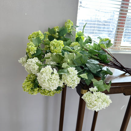 Peekaboo Studio Long Branches Hydrangea - Realistic Home Decor
