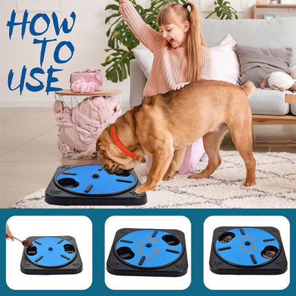 Dog Scratching Board And Slow Feeding Toy Nail File Puzzle For Dogs