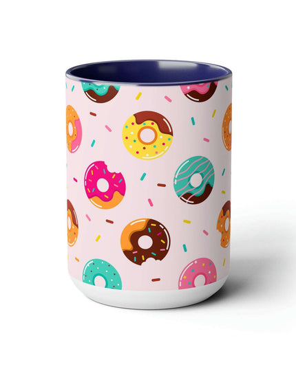 Sophisticated Two-Tone Ceramic Mug Collection - 15oz by Maison d'Elite