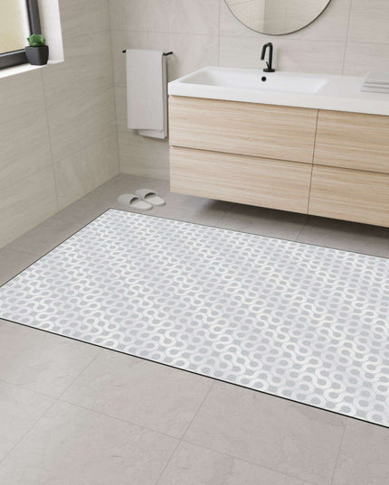 Luxurious Geometric Polyester Area Rug with Chic Black Accents - Exclusive Maison d'Elite Design