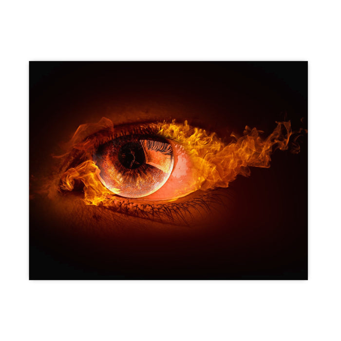 Elegant Fire Eye Matte Posters - Premium Quality Wall Art - Sophisticated Home Decor Solution - Vibrant Decor Accent