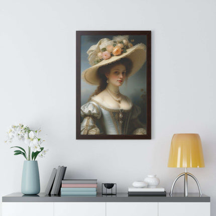 Elegant Femme Fatale: Sustainable Art Print for Stylish Home Interiors