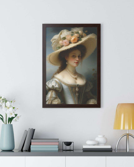 Elegant Femme Fatale: Sustainable Art Print for Stylish Home Interiors