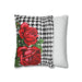 Vallée Des Roses Houndstooth Decorative Cushion Cover