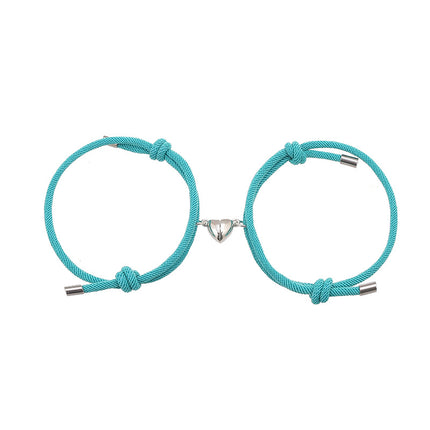 Peekaboo Studio Simple Nylon Love Magnetic Bracelet - Adjustable & Dur