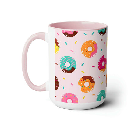 Sophisticated Two-Tone Ceramic Mug Collection - 15oz by Maison d'Elite