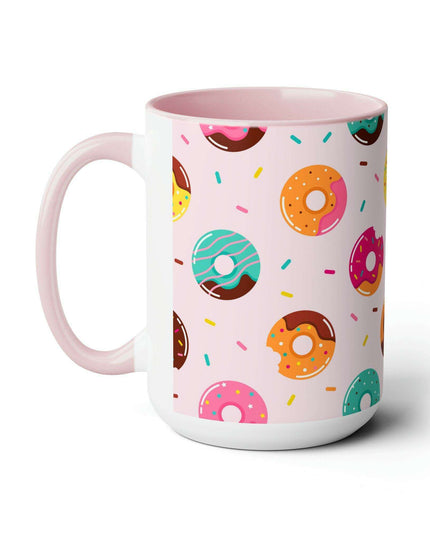 Sophisticated Two-Tone Ceramic Mug Collection - 15oz by Maison d'Elite