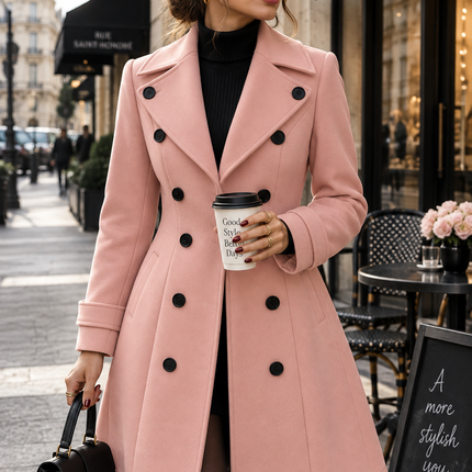 Peekaboo Studio Women's Double-Breasted Professional Suit Coat, Tailor Overcoats womens-stylish-double-breasted-suit-coat Clothing, Shoes & Accessories›Women›Clothing›Outerwear›Coats & Jackets›Coats