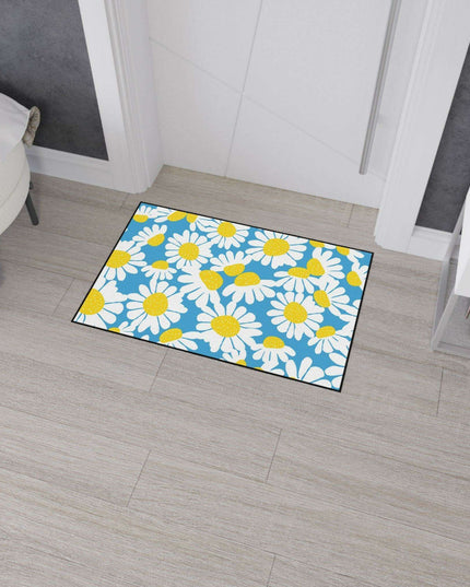 Personalized Chic Daisy Non-Slip Floor Mat for Stylish Home Interiors