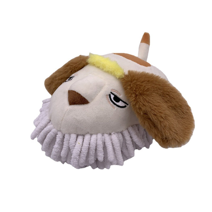 Adorable Plush Puppy Desktop Dust Doll - Creative Cleaning Companion