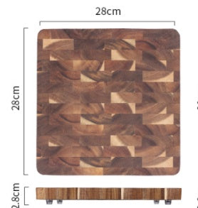 Acacia Chopping Board 38x28x2.8 Cm Natural Wood With Character