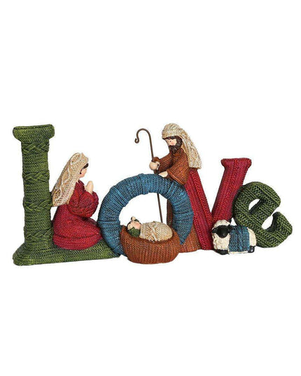 Elegant European LOVE/FAMILY Resin Decor - Charming Home Accents and Meaningful Gifts