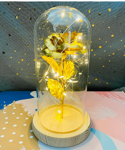 Eternal Radiance Rose Illumination Lamp