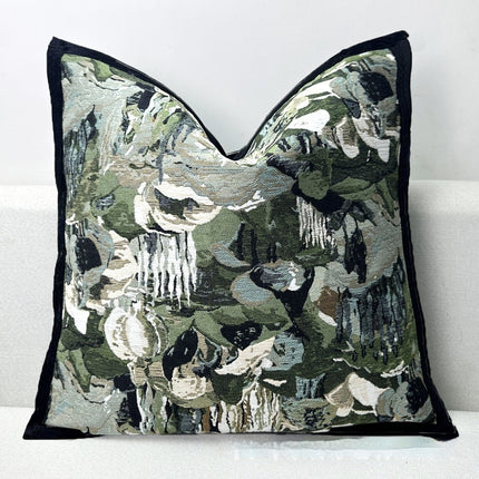 Retro Green Pillowcase That Combines Mid-century Modern Luxury With A