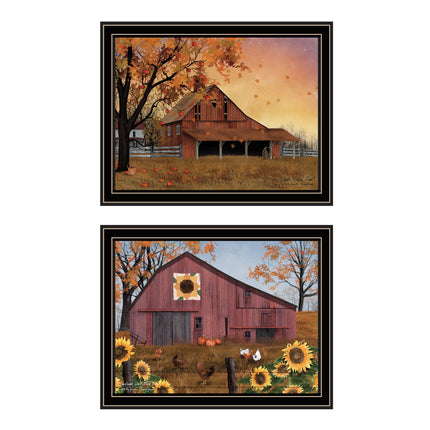 Billy Jacobs 2-Piece Apple Picking Time Sunflower Quilt Wall Art Set