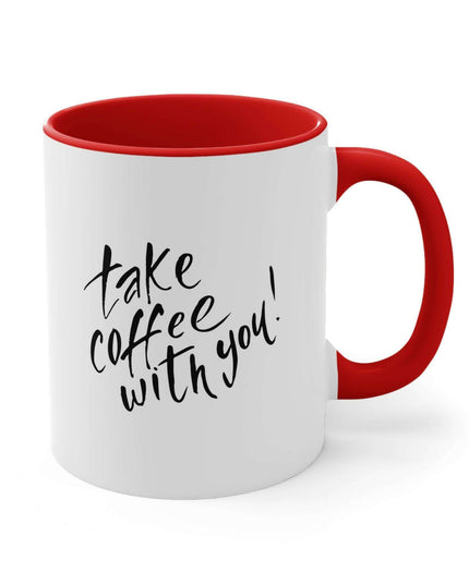 Sophisticated Two-Tone 11oz Custom Accent Coffee Mug for Elegant Mornings