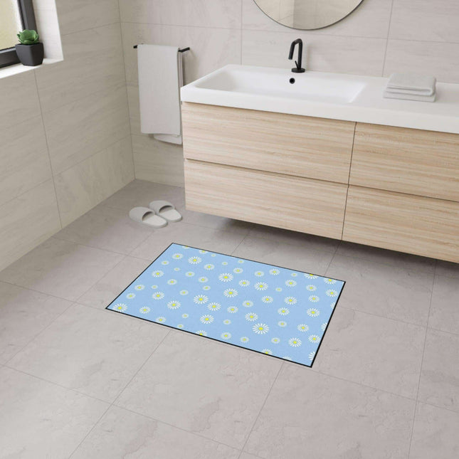 Elegant Essence: Premium Polyester Floor Mat - Stylish Sophistication
