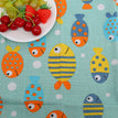 Turbot / Density: 51 × 40 Width: 155 cm / 61 in / 55% flax 45% cotton