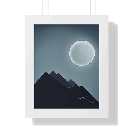 Celestial Harmony Eco-Conscious Framed Art Print