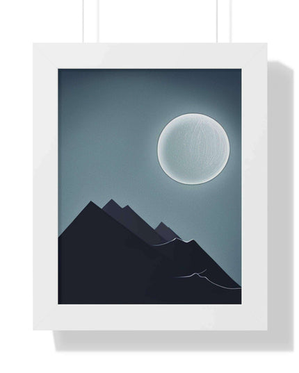 Celestial Harmony Eco-Conscious Framed Art Print