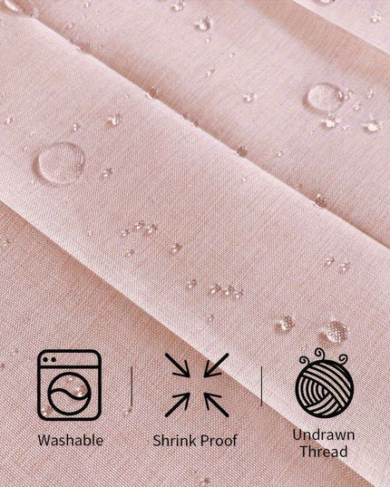 Compact Waterproof Folding Shower Curtain for Stylish Wet and Dry Separation