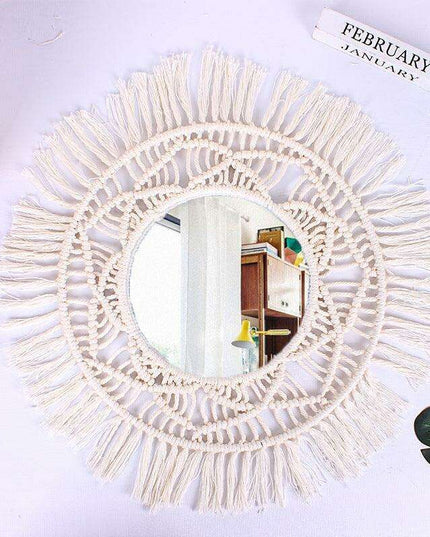 Nordic Chic: Artisan-Made Geometric Acrylic Vanity Mirror