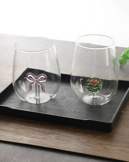 Creative High Borosilicate Glasses Christmas Tree