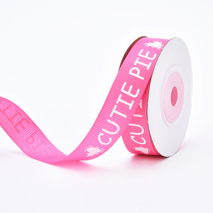 Peekaboo Studio Love Pattern Floral Packing Ribbon for Weddings & Cele