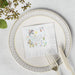 Elegant White Coined Napkins for Sophisticated Events